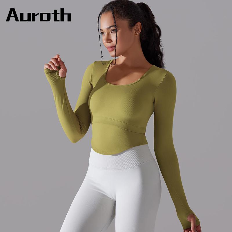 Топ для йоги Auroth с отверстием для большого пальца, женские рубашки для бега с длинными рукавами, быстросохнущие укороченные топы для спортзала и фитнеса, спортивные рубашки S белый
Топ для йоги Auroth с отверстием для большого пальца, женские рубашки для бега с длинными рукавами, быстросохнущие укороченные топы для спортзала и фитнеса, спортивные рубашки S белый