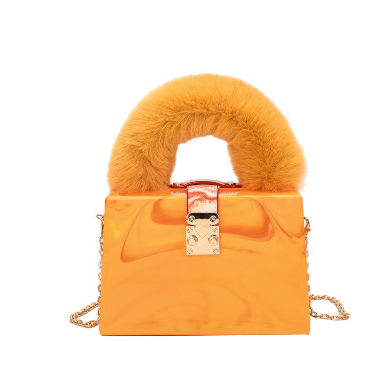 Faux Fur Top Handle Acrylic Party Box Clutch Fashion Purses and Handbags for Women Designer Evening Bag Chain Shoulder Bag
Faux Fur Top Handle Acrylic Party Box Clutch Fashion Purses and Handbags for Women Designer Evening Bag Chain Shoulder Bag