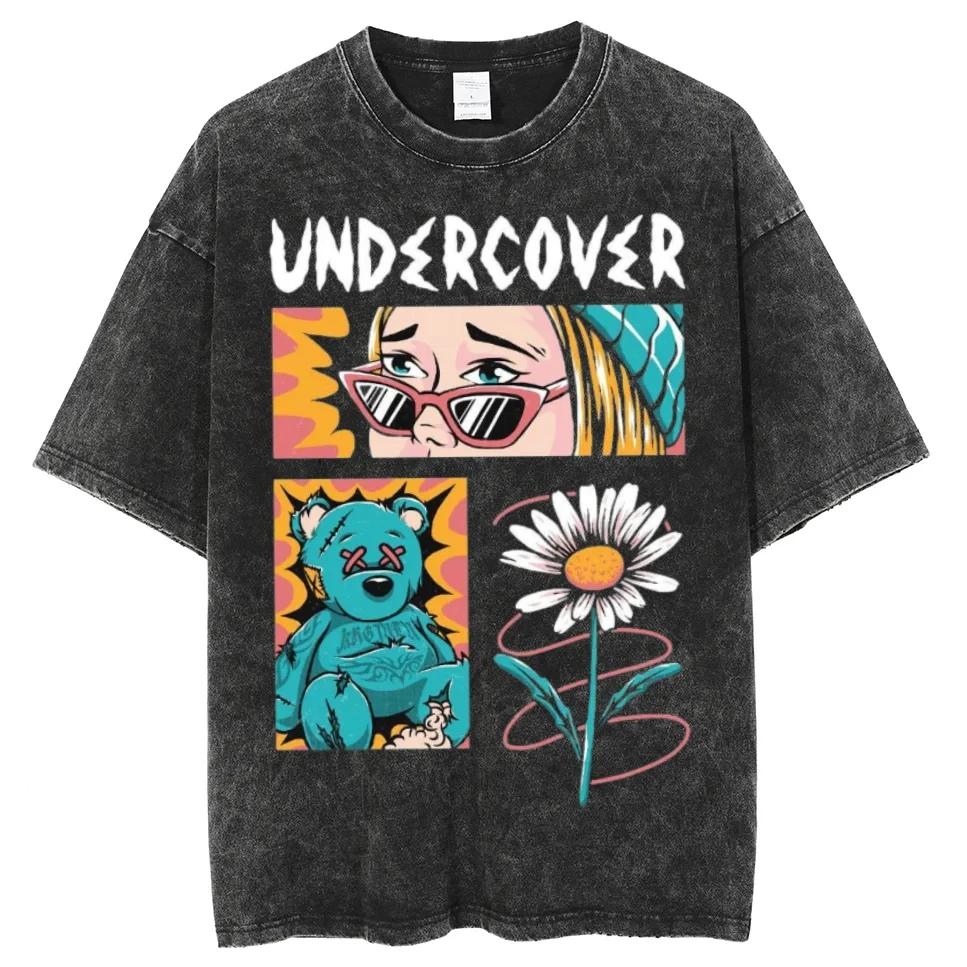 Undercover Printed Short Sleeves T Shirt Washable Cotton Denim Short Sleeve Y2K T-shirt Men Half Sleeve Loose S
Undercover Printed Short Sleeves T Shirt Washable Cotton Denim Short Sleeve Y2K T-shirt Men Half Sleeve Loose S