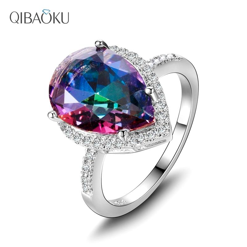 Ladies S Silver Ring Mystical Rainbow Topaz Dripping Ring Wedding Party Valentine s Day Ring Gift Wholesale 10
Ladies S Silver Ring Mystical Rainbow Topaz Dripping Ring Wedding Party Valentine s Day Ring Gift Wholesale 10