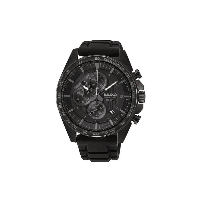 SEIKO 100 meters waterproof, Quartz, resin strap, , same style for men and women, black dial SSB327P1
SEIKO 100 meters waterproof, Quartz, resin strap, , same style for men and women, black dial SSB327P1