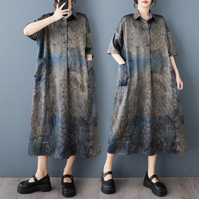 Spring/Summer 2026 Xiangyunsha Ink Painting Plus Size Dress One Size
Spring/Summer 2026 Xiangyunsha Ink Painting Plus Size Dress One Size