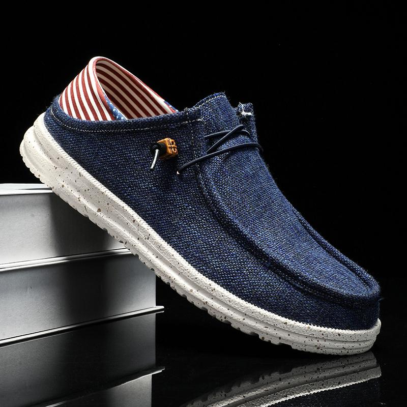 Men s Casual Shoes Lightweight Loafers Soft Man Canvas Shoes Vulcanized Shoes for Men Driving Flat Shoe Slip-on Outdoor Sneakers 39 темно-синього кольору
Men s Casual Shoes Lightweight Loafers Soft Man Canvas Shoes Vulcanized Shoes for Men Driving Flat Shoe Slip-on Outdoor Sneakers 39 темно-синього кольору