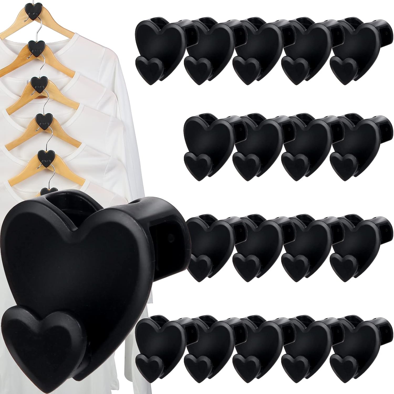 12/24Pcs Clothes Hanger Connector Hooks Heavy Duty Plastic Cascading Clothes Hooks for Space Saving Closet Organizer Hangers 12PCS
12/24Pcs Clothes Hanger Connector Hooks Heavy Duty Plastic Cascading Clothes Hooks for Space Saving Closet Organizer Hangers 12PCS