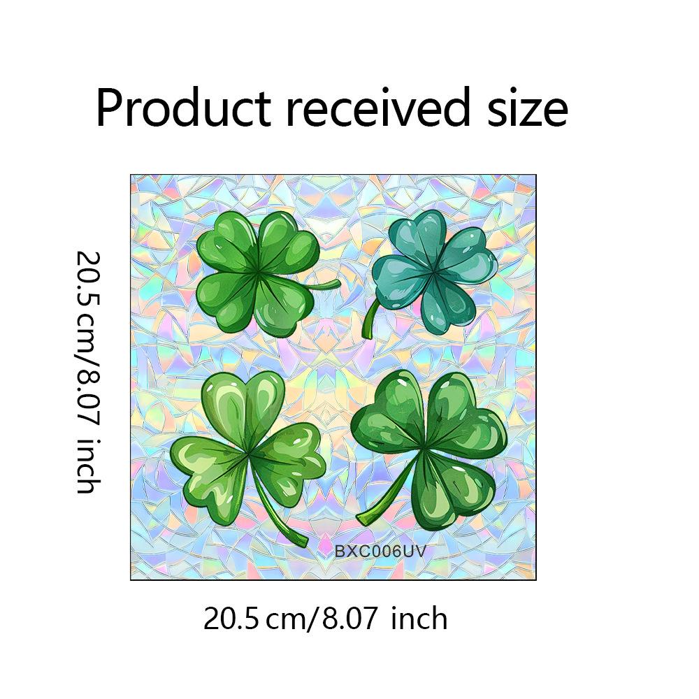 Лазерные красочные декоративные стеклянные антистатические наклейки на окна Счастливый четырехлистный клевер
Лазерные красочные декоративные стеклянные антистатические наклейки на окна Счастливый четырехлистный клевер