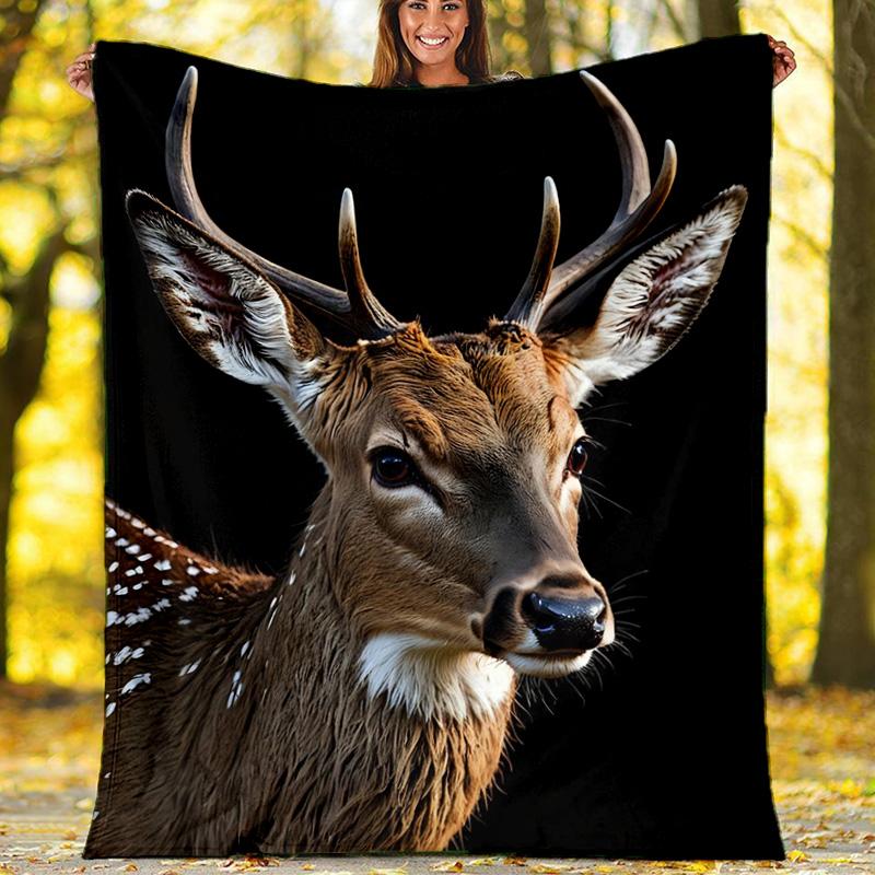 Thunderstorm Stag Fleece Blanket, Deer Art Throw 80cm x 120cm
Thunderstorm Stag Fleece Blanket, Deer Art Throw 80cm x 120cm