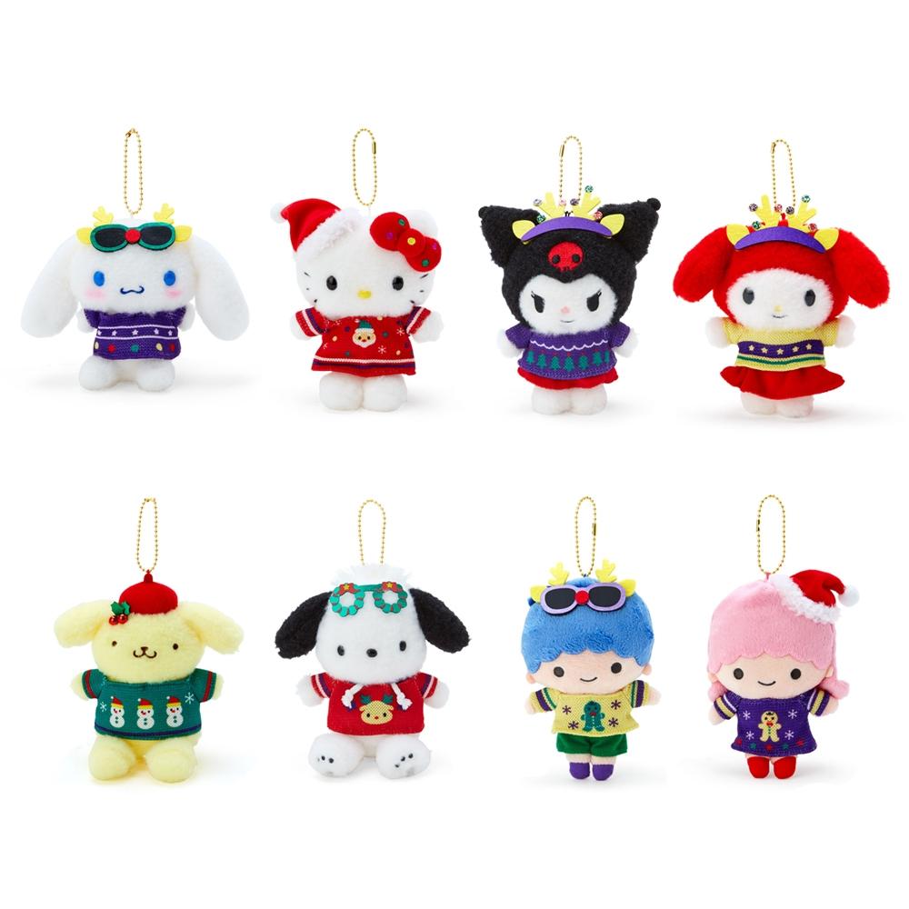 Брелок для ключей Sanrio Christmas Sweater Doll Mascot 
Брелок для ключей Sanrio Christmas Sweater Doll Mascot