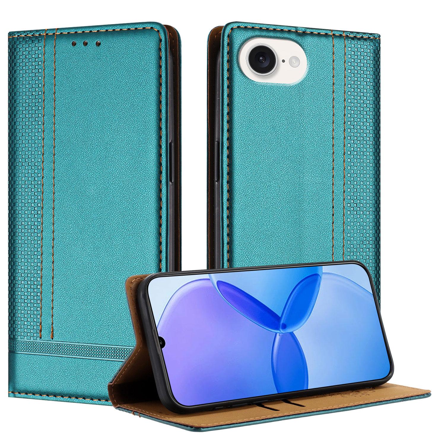 For iPhone 16e Case L-Shaped Grid Pattern Leather Stand Phone Cover with Card Slots Green
For iPhone 16e Case L-Shaped Grid Pattern Leather Stand Phone Cover with Card Slots Green