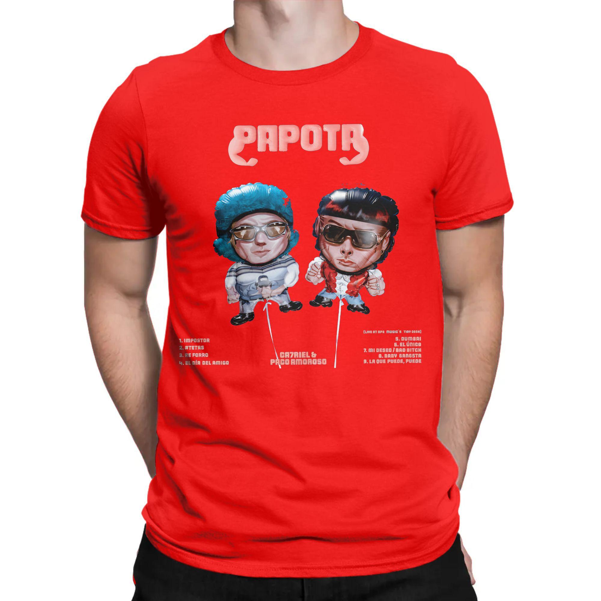 2026 CA7RIEL Paco Amoroso Papota Tour Graphic Printed T Shirts Men Women Cotton Tee Shirt Clothing 4XL
2026 CA7RIEL Paco Amoroso Papota Tour Graphic Printed T Shirts Men Women Cotton Tee Shirt Clothing 4XL