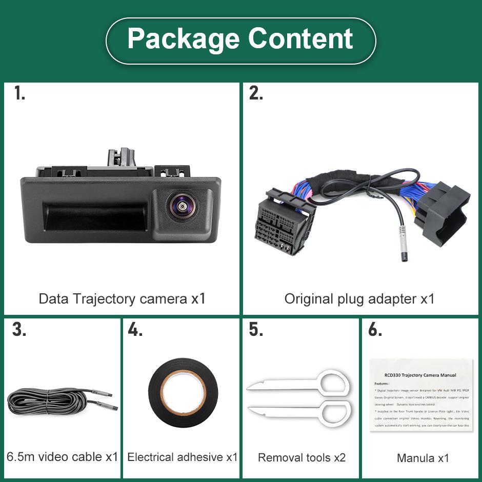 GreenYi Canbus Dynamic Camera For VW Tiguan ll 2016~2023 Rear View Camera Reversing CAM For MlB Unit Original Screen Plug&Play Data Trajectory Cam
GreenYi Canbus Dynamic Camera For VW Tiguan ll 2016~2023 Rear View Camera Reversing CAM For MlB Unit Original Screen Plug&Play Data Trajectory Cam