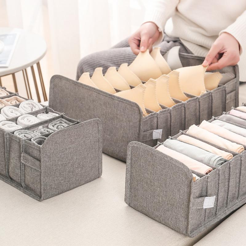 closet organizer for socks home separated underwear storage box 11 grids jeans bra organizer foldable drawer organizer Dormitory
closet organizer for socks home separated underwear storage box 11 grids jeans bra organizer foldable drawer organizer Dormitory