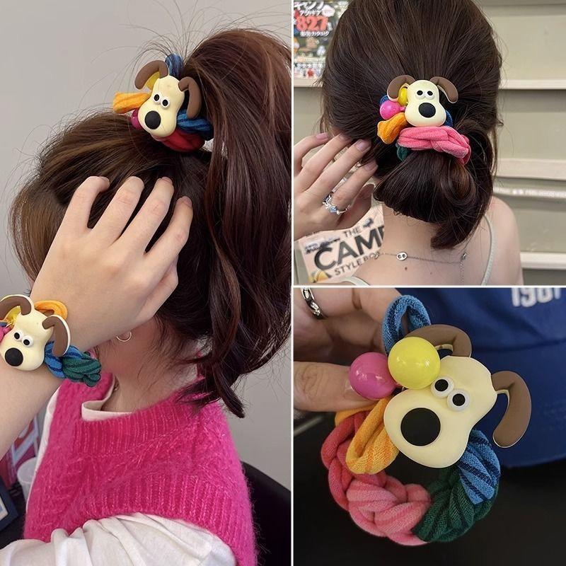 Cute Cartoon Dog Head Rope 2023 New High end Simple High Elastic Durable Rubber Band Hair Rope Headwear Hairpin
Cute Cartoon Dog Head Rope 2023 New High end Simple High Elastic Durable Rubber Band Hair Rope Headwear Hairpin