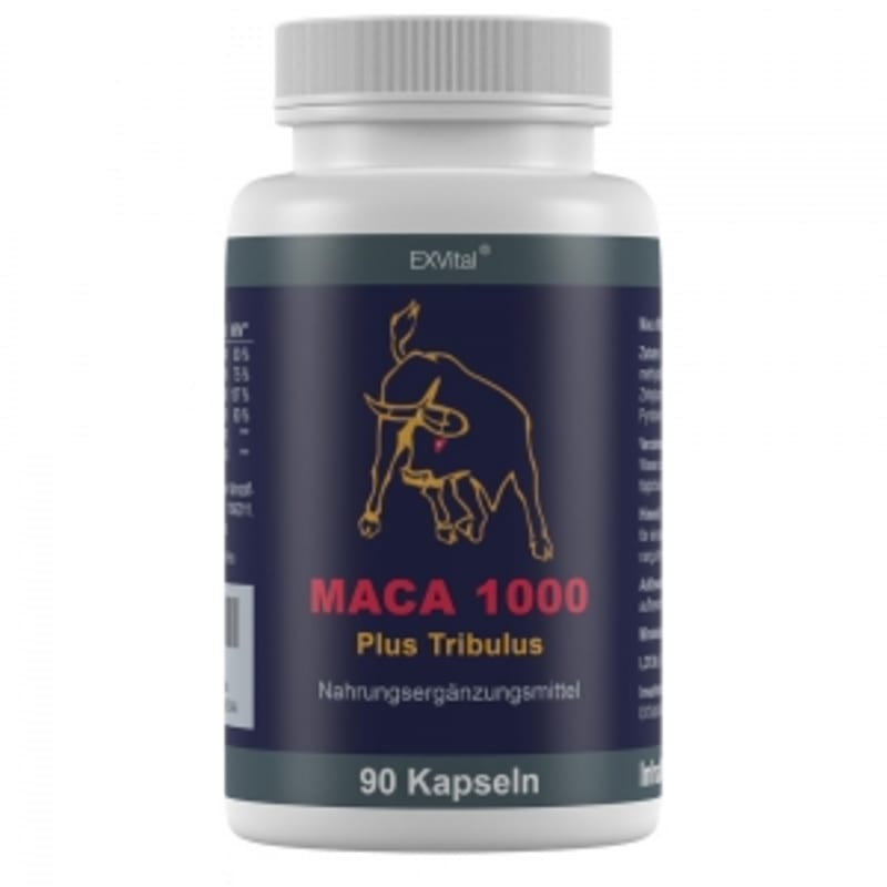 Exvital Maca MACA 1000 Plus 90 Capsules
Exvital Maca MACA 1000 Plus 90 Capsules