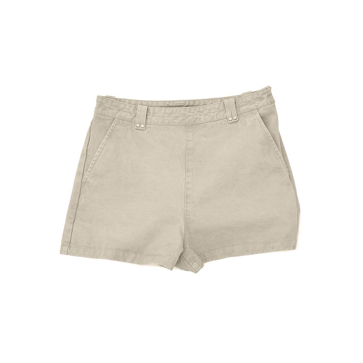 Dai He Spring Casual High-Waisted Pure Cotton Shorts - Solid Color, Versatile & Washed Large сірий колір/абрикосовий
Dai He Spring Casual High-Waisted Pure Cotton Shorts - Solid Color, Versatile & Washed Large сірий колір/абрикосовий