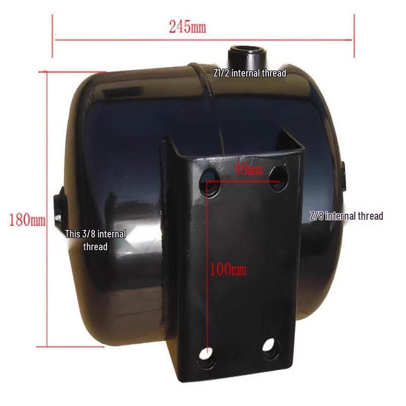 YunDuo 5L Carbon Steel Air Storage Tank
YunDuo 5L Carbon Steel Air Storage Tank