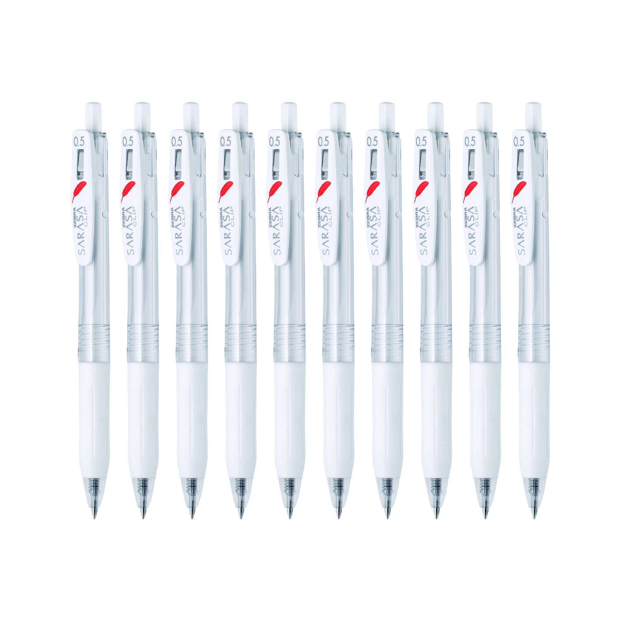 Zebra Sarasa Clip Gel Ballpoint Red 10 Pen, Feather, 0.5, Pens, B-JJ99-BK
Zebra Sarasa Clip Gel Ballpoint Red 10 Pen, Feather, 0.5, Pens, B-JJ99-BK
