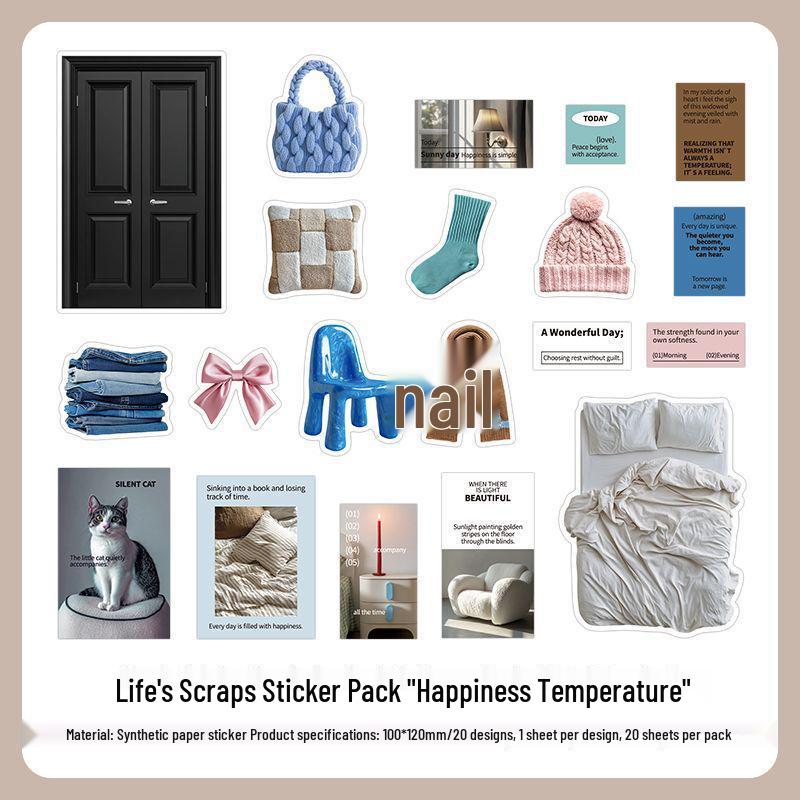 PaperMore Life s Little Bits Sticker Pack: Creative Journal & DIY Scene Decorations
PaperMore Life s Little Bits Sticker Pack: Creative Journal & DIY Scene Decorations