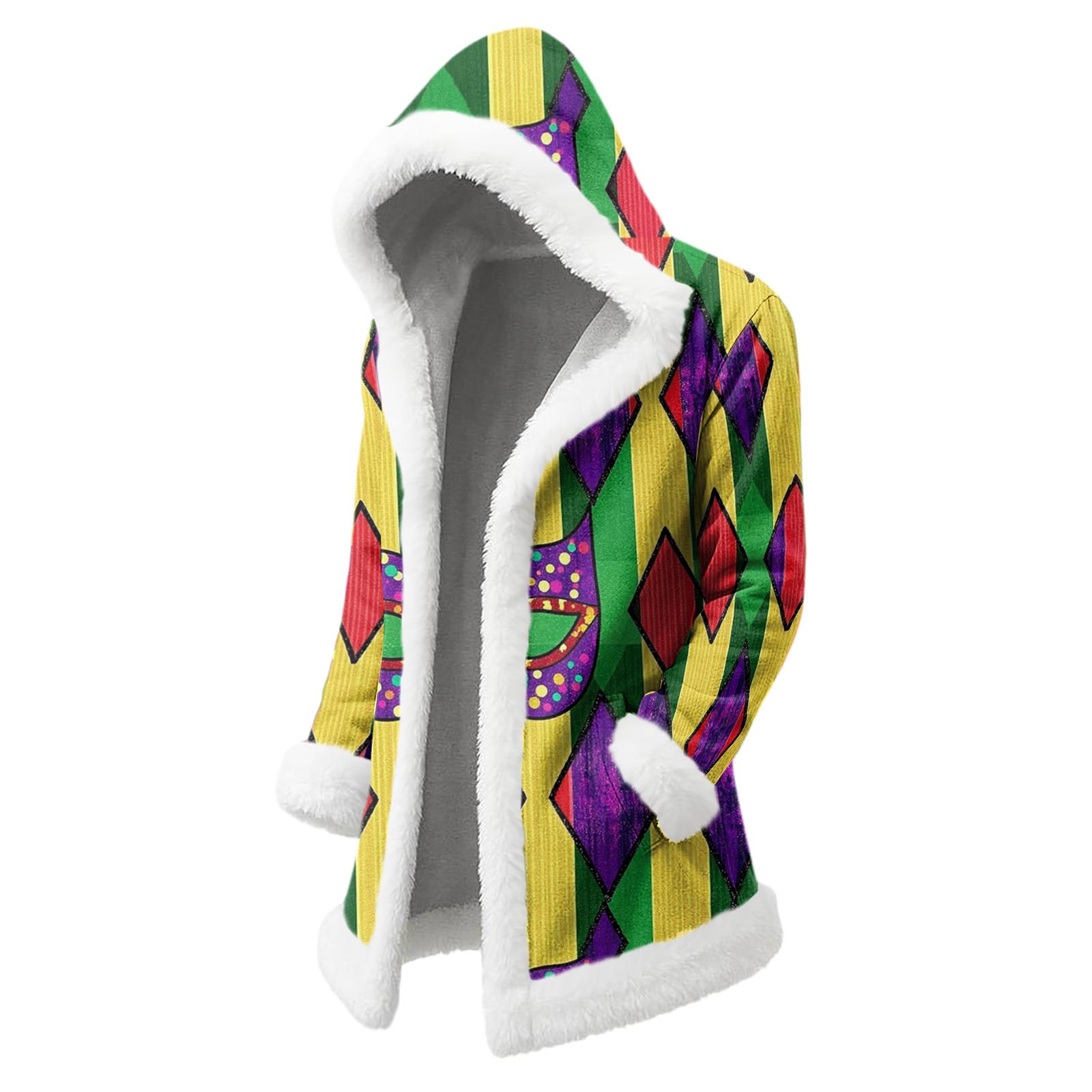 Unisex Casual And Fashionable Plush Collar Hooded Long Sleeved Carnival Print Jacket M
Unisex Casual And Fashionable Plush Collar Hooded Long Sleeved Carnival Print Jacket M