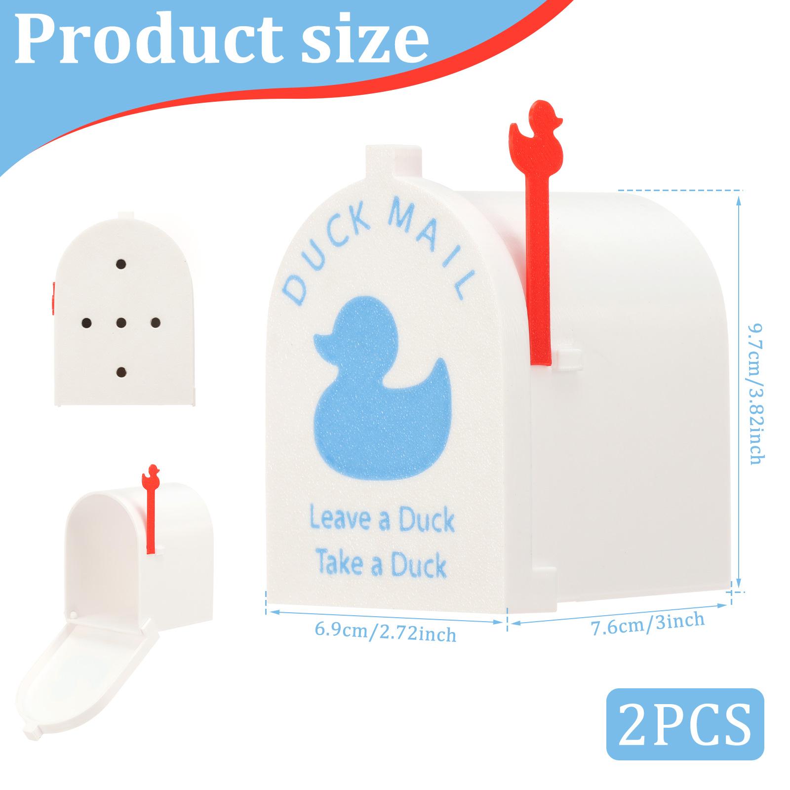 2Pcs Magnetic Cruising Duck Mailbox Plastic Mini Duck Mailbox Decoration with Movable Flag Fridge Door Funny Stickers Home Decor
2Pcs Magnetic Cruising Duck Mailbox Plastic Mini Duck Mailbox Decoration with Movable Flag Fridge Door Funny Stickers Home Decor