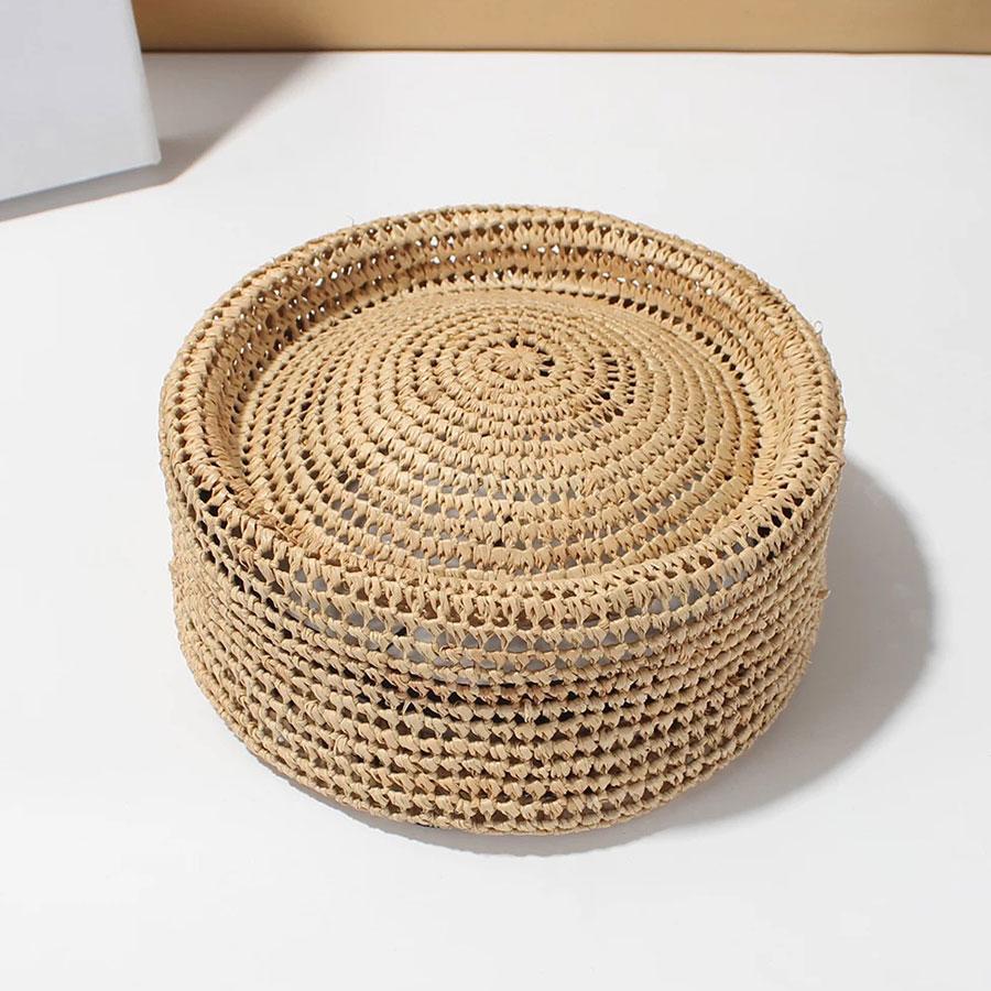 100% Hollow-out Raffia Fashion French Berets Women Hand Woven Straw Summer Elegant Sun Hats Charming Cocktail Party Dinner Cap 56-58cm
100% Hollow-out Raffia Fashion French Berets Women Hand Woven Straw Summer Elegant Sun Hats Charming Cocktail Party Dinner Cap 56-58cm