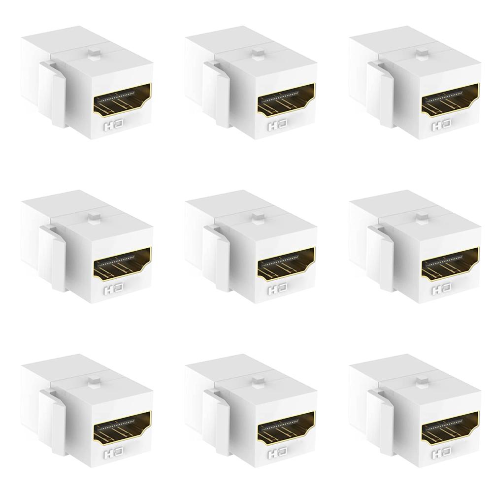 - Женский и женский Keystone HDMI-совместимый для настенной панели розетки (белый)
- Женский и женский Keystone HDMI-совместимый для настенной панели розетки (белый)