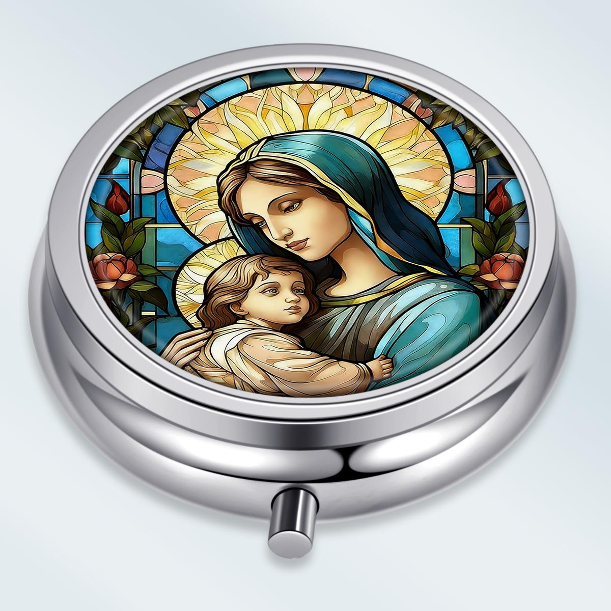 Portable Pill Box with 3 Compartments, Mini Metal Medicine Organizer Case, Cute Printed Pill Container for Vitamins, Pills, Jewelry, Travel, Daily Use
Portable Pill Box with 3 Compartments, Mini Metal Medicine Organizer Case, Cute Printed Pill Container for Vitamins, Pills, Jewelry, Travel, Daily Use
