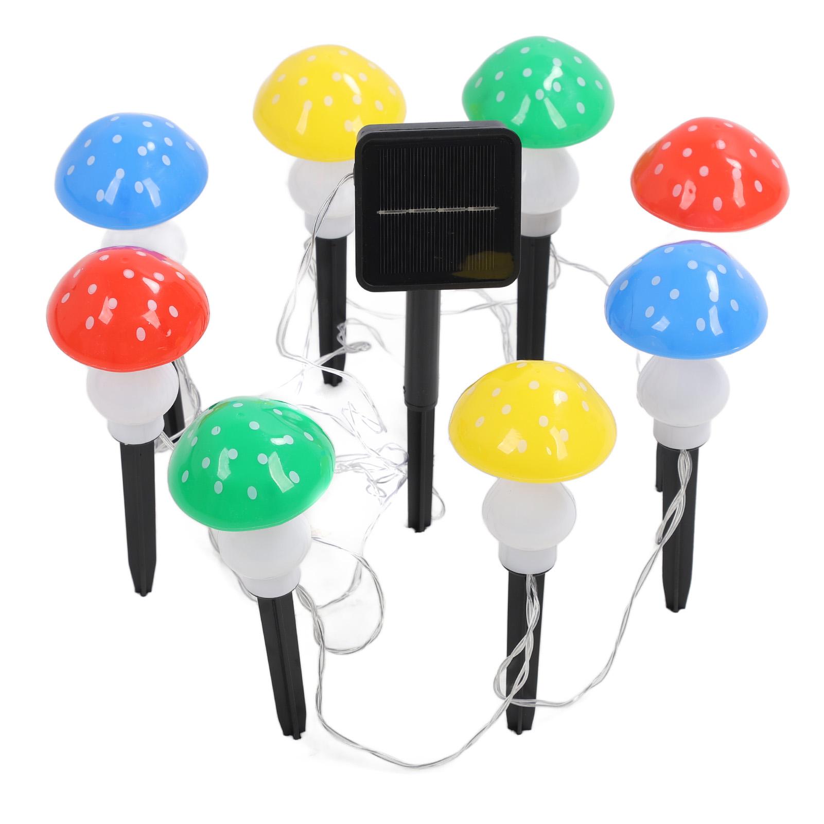 Mini Mushroom Solar Light String 8 LED Colorful Light Waterproof Outdoor Garden Light String
Mini Mushroom Solar Light String 8 LED Colorful Light Waterproof Outdoor Garden Light String