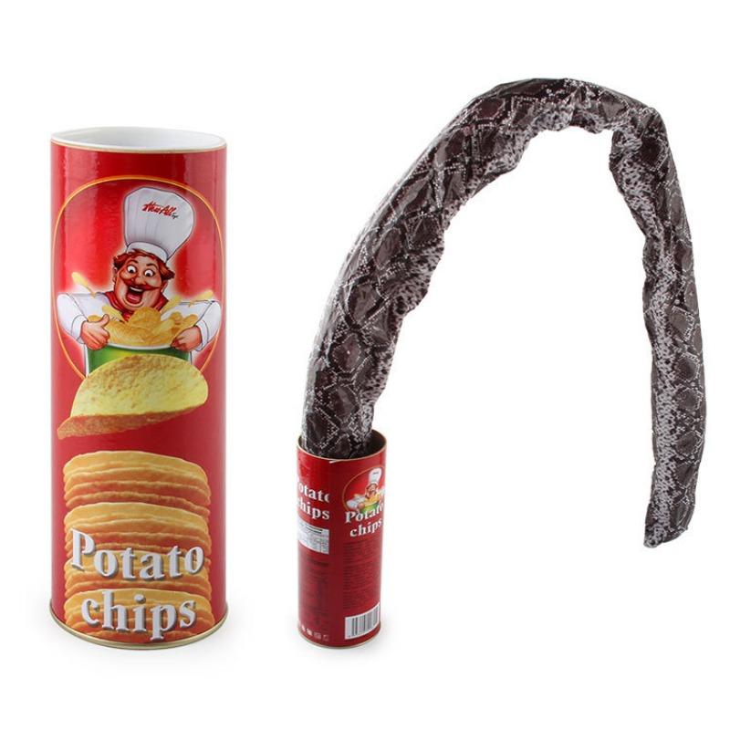 1PC Potato Chips Bouncing Snake, April Fool s Day Gift Spoof Scare Potato Chips Snake Toy, Funny Gift Toy Simulation Snake
1PC Potato Chips Bouncing Snake, April Fool s Day Gift Spoof Scare Potato Chips Snake Toy, Funny Gift Toy Simulation Snake