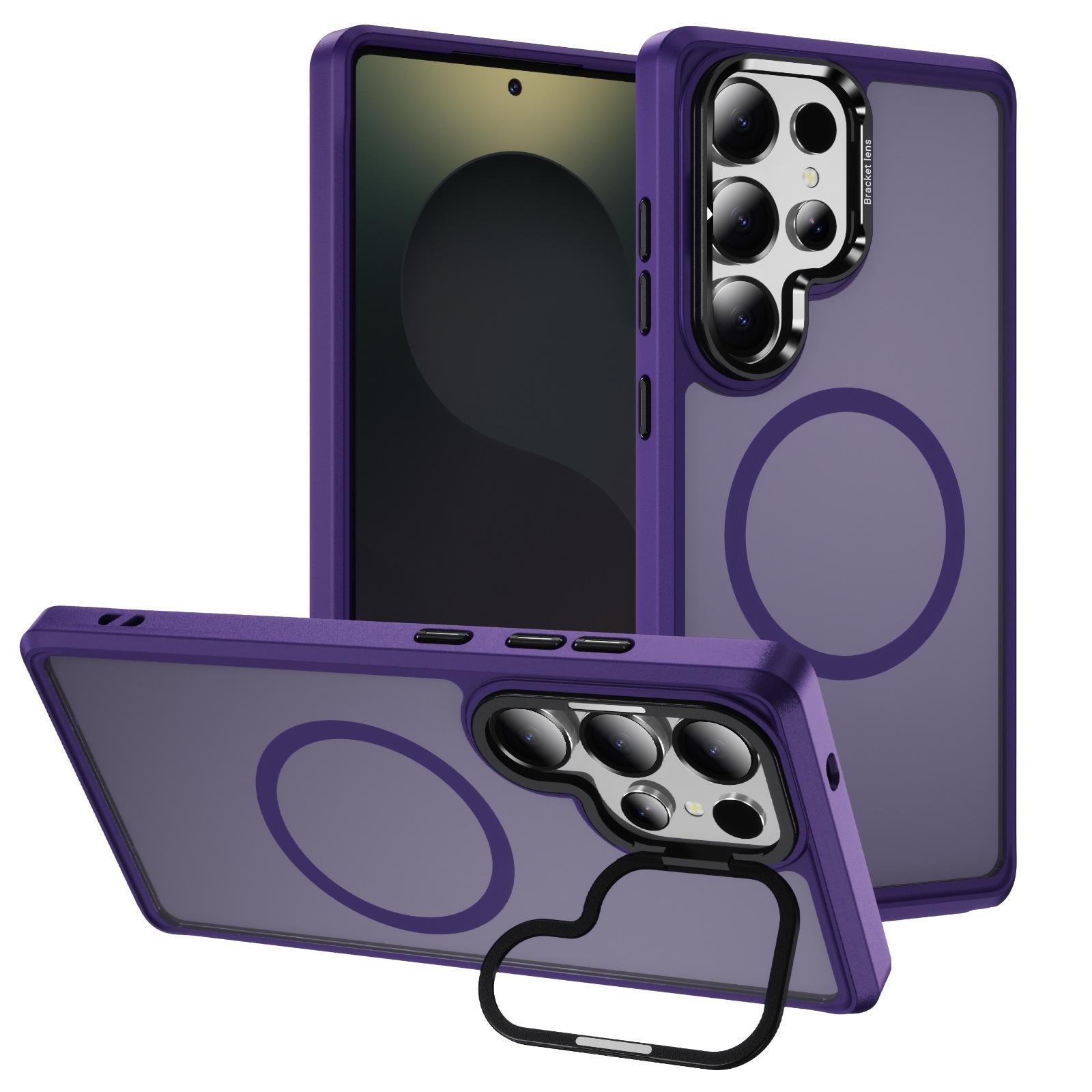 For Samsung Mobile Phone Case Niche Magnetic Ring Wireless Charging Hardware Lens Frame Cooling Mobile Phone Case with Stand S23 Plus
For Samsung Mobile Phone Case Niche Magnetic Ring Wireless Charging Hardware Lens Frame Cooling Mobile Phone Case with Stand S23 Plus