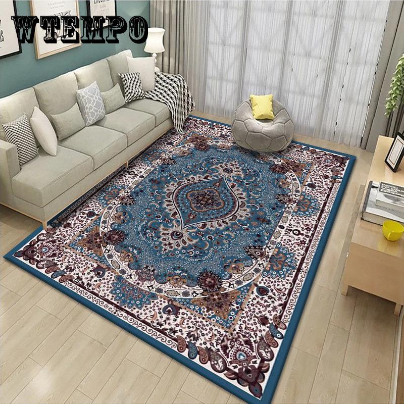 Американский богемный ковер для гостиной в стиле ретро, ковер для домашнего проживания, напольный коврик, корзина для спальни, коврик 
Американский богемный ковер для гостиной в стиле ретро, ковер для домашнего проживания, напольный коврик, корзина для спальни, коврик