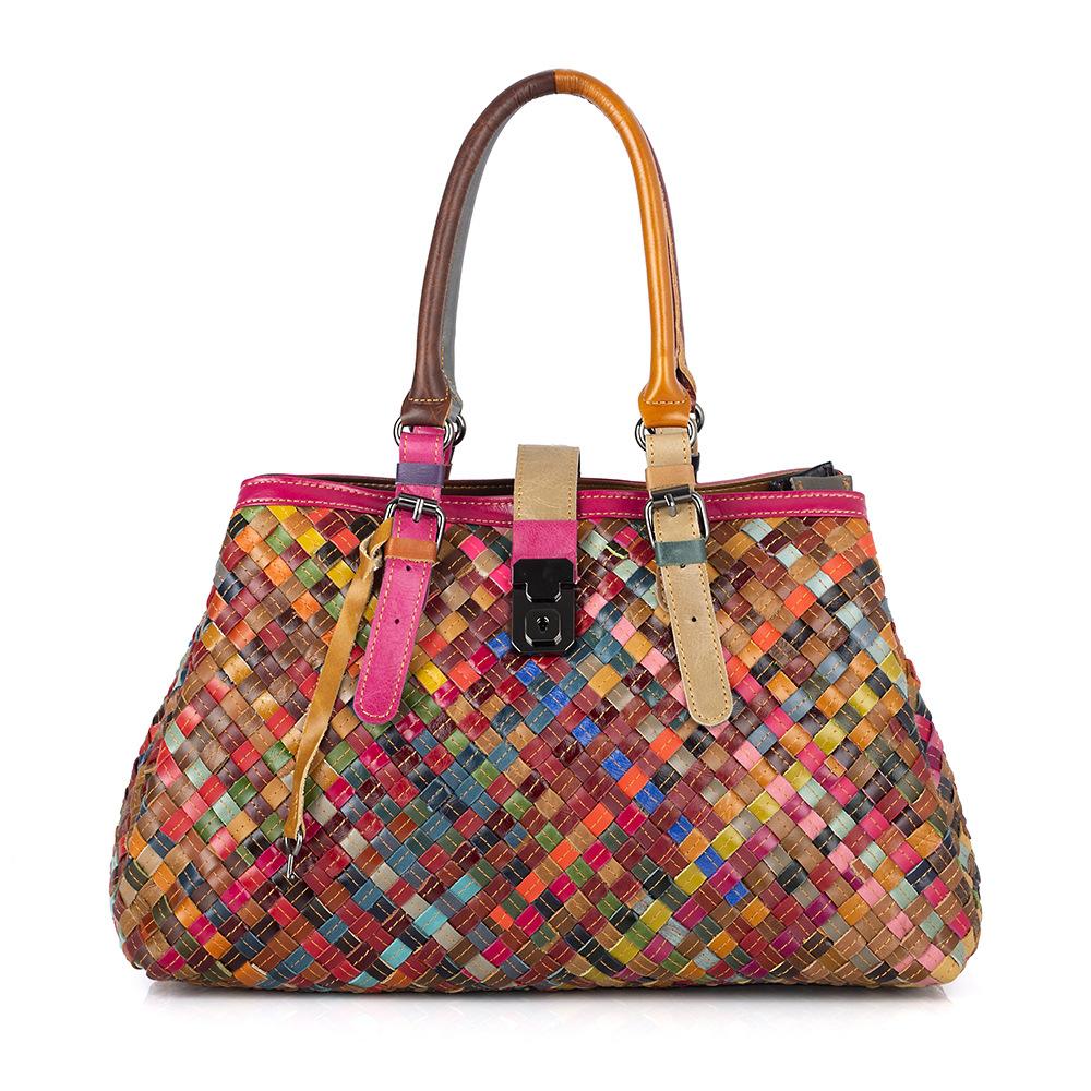 Woven Bag Genuine Leather Women S Bag Cowhide Colorful Retro Casual Lock Women S Hand Carry Multi-Layer Portable Messenger Bag різнокольоровий
Woven Bag Genuine Leather Women S Bag Cowhide Colorful Retro Casual Lock Women S Hand Carry Multi-Layer Portable Messenger Bag різнокольоровий