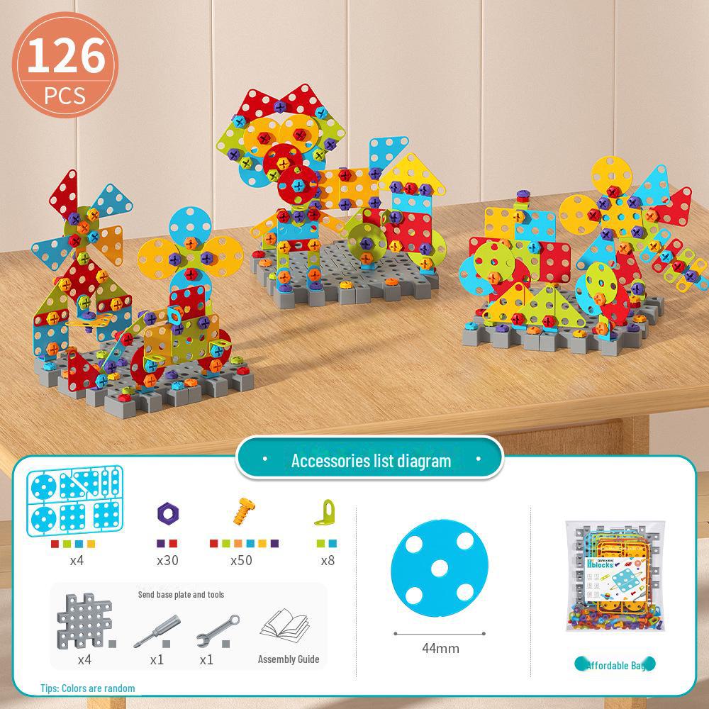 3D/2D детский конструктор для сборки винтов и гаек своими руками
3D/2D детский конструктор для сборки винтов и гаек своими руками