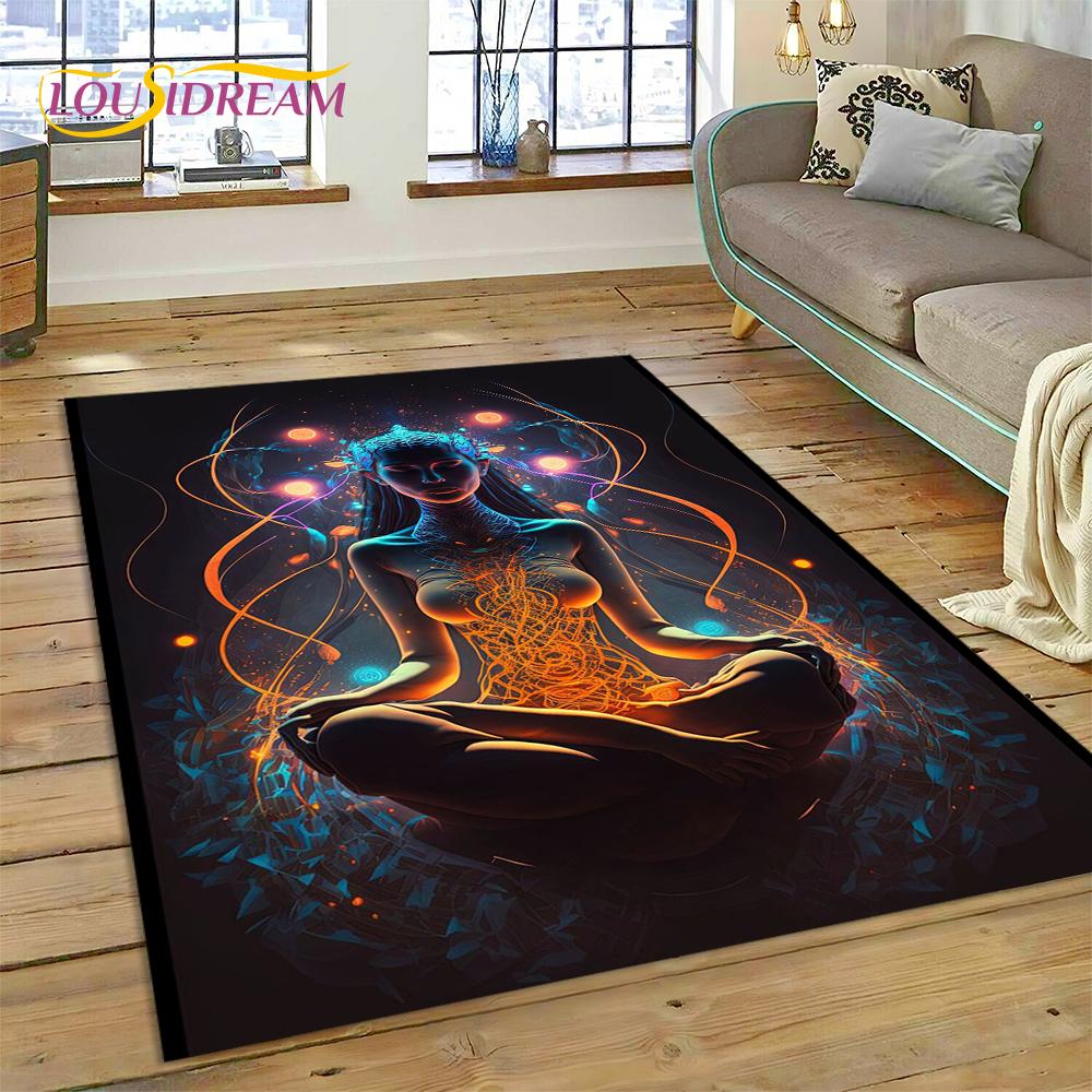 3D Yoga Zen Naturalize Meditation Rainbow 7 Chakra Килимок, килимок для вітальні, спальні, дивана, килимок, нековзкий килимок 40cm x 60cm
3D Yoga Zen Naturalize Meditation Rainbow 7 Chakra Килимок, килимок для вітальні, спальні, дивана, килимок, нековзкий килимок 40cm x 60cm