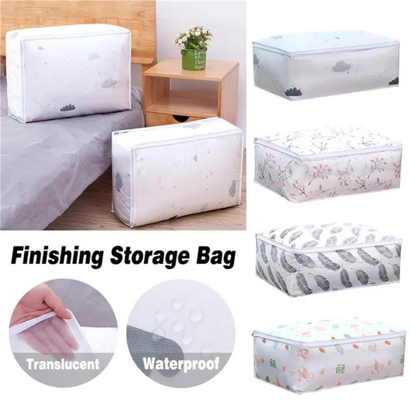 Foldable Quilt Storage Bag Feather Print Home Clothes Quilt Pillow Blanket Storage Bags Travel Luggage Organizer Bag Accessories 1PCS-S
Foldable Quilt Storage Bag Feather Print Home Clothes Quilt Pillow Blanket Storage Bags Travel Luggage Organizer Bag Accessories 1PCS-S