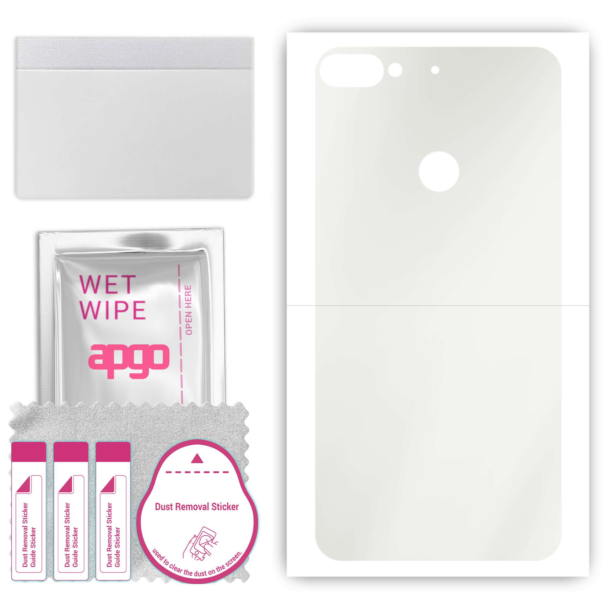 apgo MATTE Protective Skin Sticker для задньої панелі, сумісний із HTC Desire 12 Plus, Wrap Film, Hydrogel Film, гнучкий, м’який ТПУ з позиціонуючим шаром
apgo MATTE Protective Skin Sticker для задньої панелі, сумісний із HTC Desire 12 Plus, Wrap Film, Hydrogel Film, гнучкий, м’який ТПУ з позиціонуючим шаром