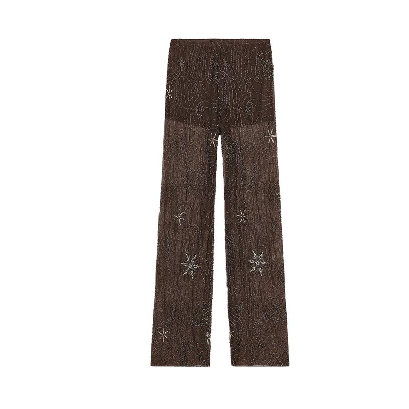 Spring New Women clothes American Translucent Mid-Waist Contrast Color Sequin and Beaded Decorative Pants 4813340 CHOCOLATE L
Spring New Women clothes American Translucent Mid-Waist Contrast Color Sequin and Beaded Decorative Pants 4813340 CHOCOLATE L