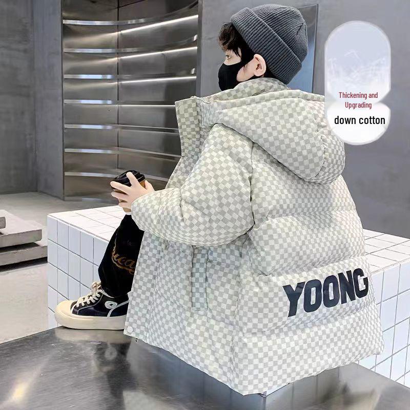 Мальчиковое зимнее пуховое пальто 2025 - Модная хлопковая куртка для детей старшего возраста Size 170 for height ~160 cm
Мальчиковое зимнее пуховое пальто 2025 - Модная хлопковая куртка для детей старшего возраста Size 170 for height ~160 cm