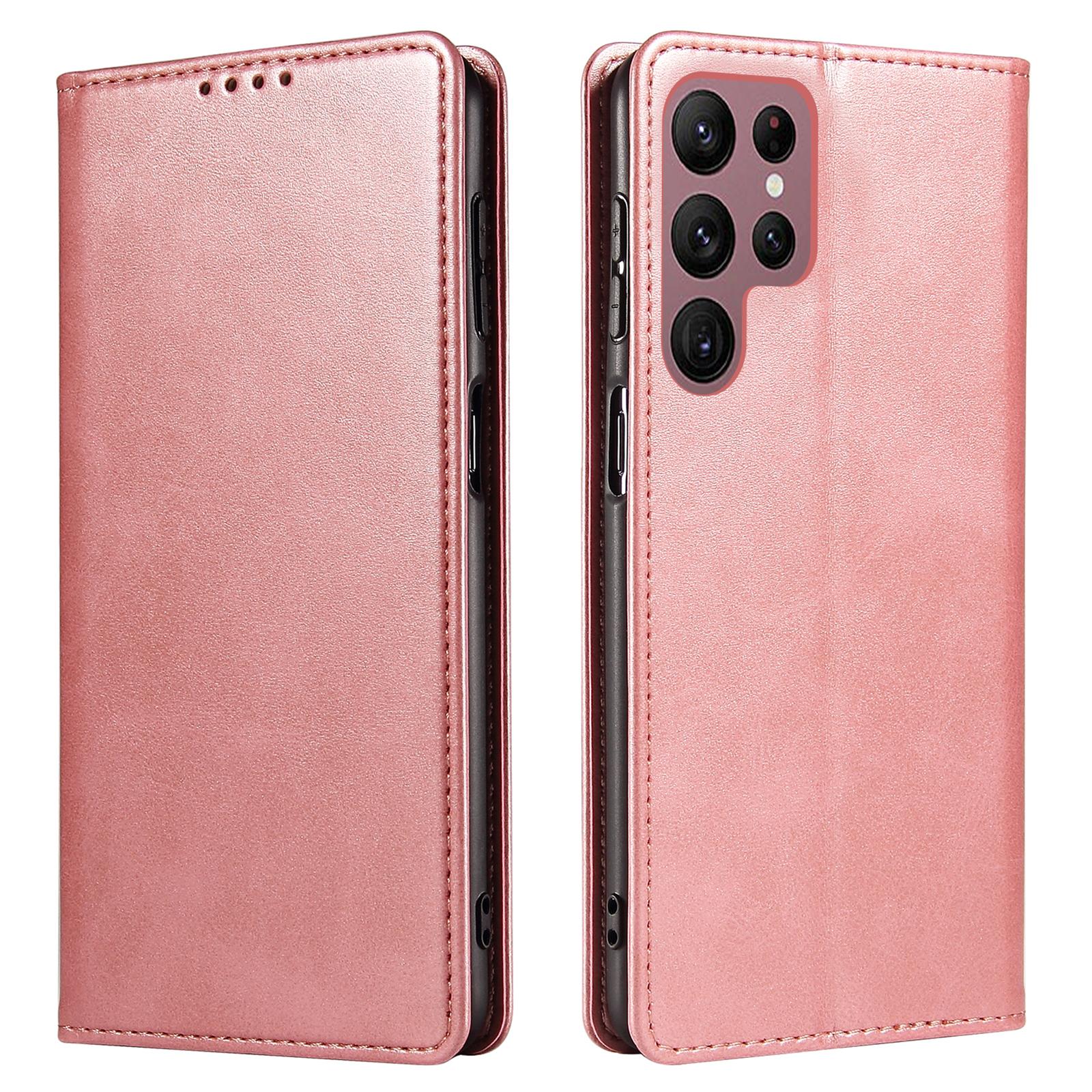 For Samsung Galaxy S24 Ultra Case Magnetic Auto Closing Cell Phone Shell PU Leather Cover Rose Gold
For Samsung Galaxy S24 Ultra Case Magnetic Auto Closing Cell Phone Shell PU Leather Cover Rose Gold