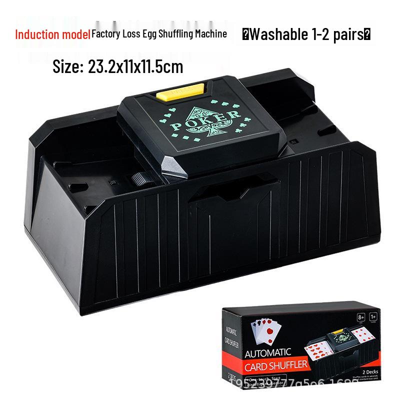Автоматическая машина для тасовки и раздачи карт для покера, Полностью автоматическая. 24 boxes per case
Автоматическая машина для тасовки и раздачи карт для покера, Полностью автоматическая. 24 boxes per case