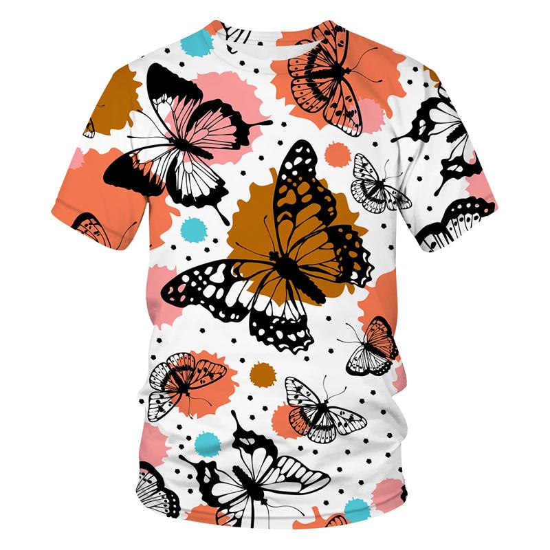 Black Butterfly 3d Printed T-shirts for Men and Women Harajuku Short Sleeve Fashion Tops Hip Hop Animal T-shirt
Black Butterfly 3d Printed T-shirts for Men and Women Harajuku Short Sleeve Fashion Tops Hip Hop Animal T-shirt