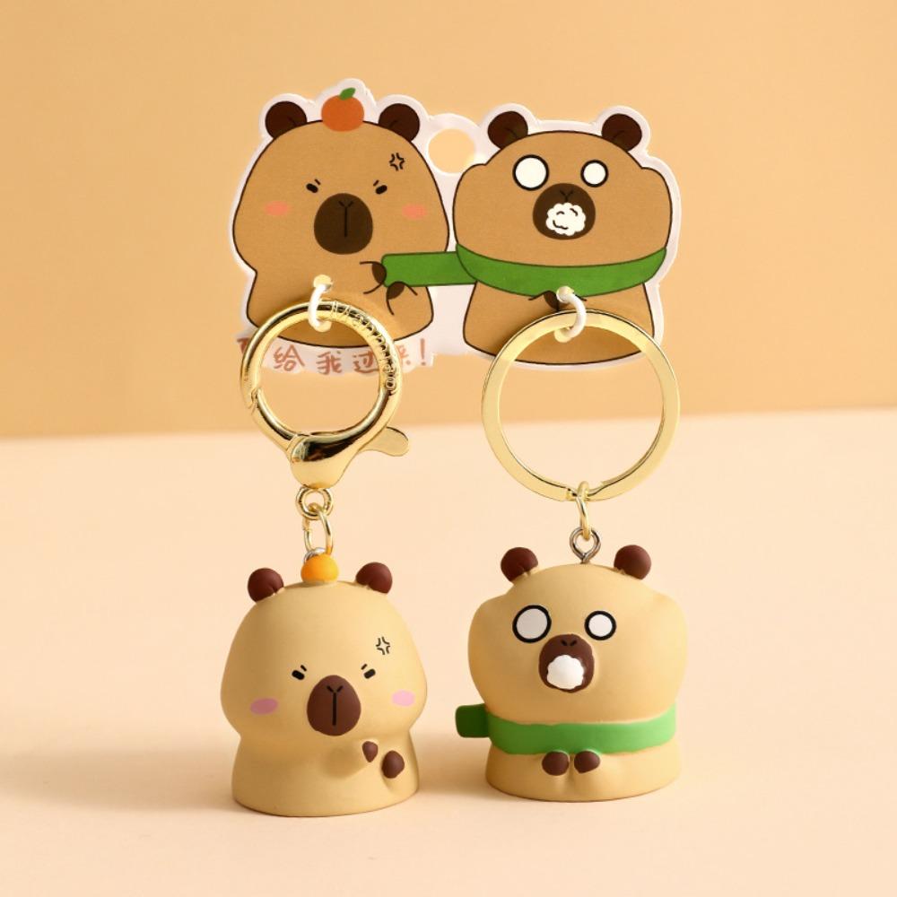 Resin Animal Pendants Mental Backpack Key Ring Bag Accessories Capybara Couple Keychain Boys style2
Resin Animal Pendants Mental Backpack Key Ring Bag Accessories Capybara Couple Keychain Boys style2