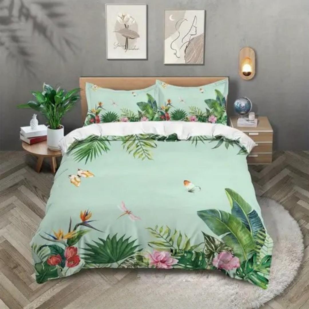 Gren Romantic Premium Soft Duvet Cover Large Sized Dimensions Elegant Floral Beding Set Rom Decor Soft Anti-wrinkle 3 Pcs featuring 2 Pilowcases 100*200cm Single
Gren Romantic Premium Soft Duvet Cover Large Sized Dimensions Elegant Floral Beding Set Rom Decor Soft Anti-wrinkle 3 Pcs featuring 2 Pilowcases 100*200cm Single