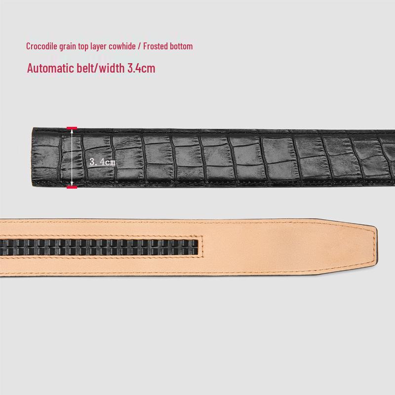 Men s Durable Genuine Leather Automatic Buckle Belt Strap for Casual Pants 120cm
Men s Durable Genuine Leather Automatic Buckle Belt Strap for Casual Pants 120cm