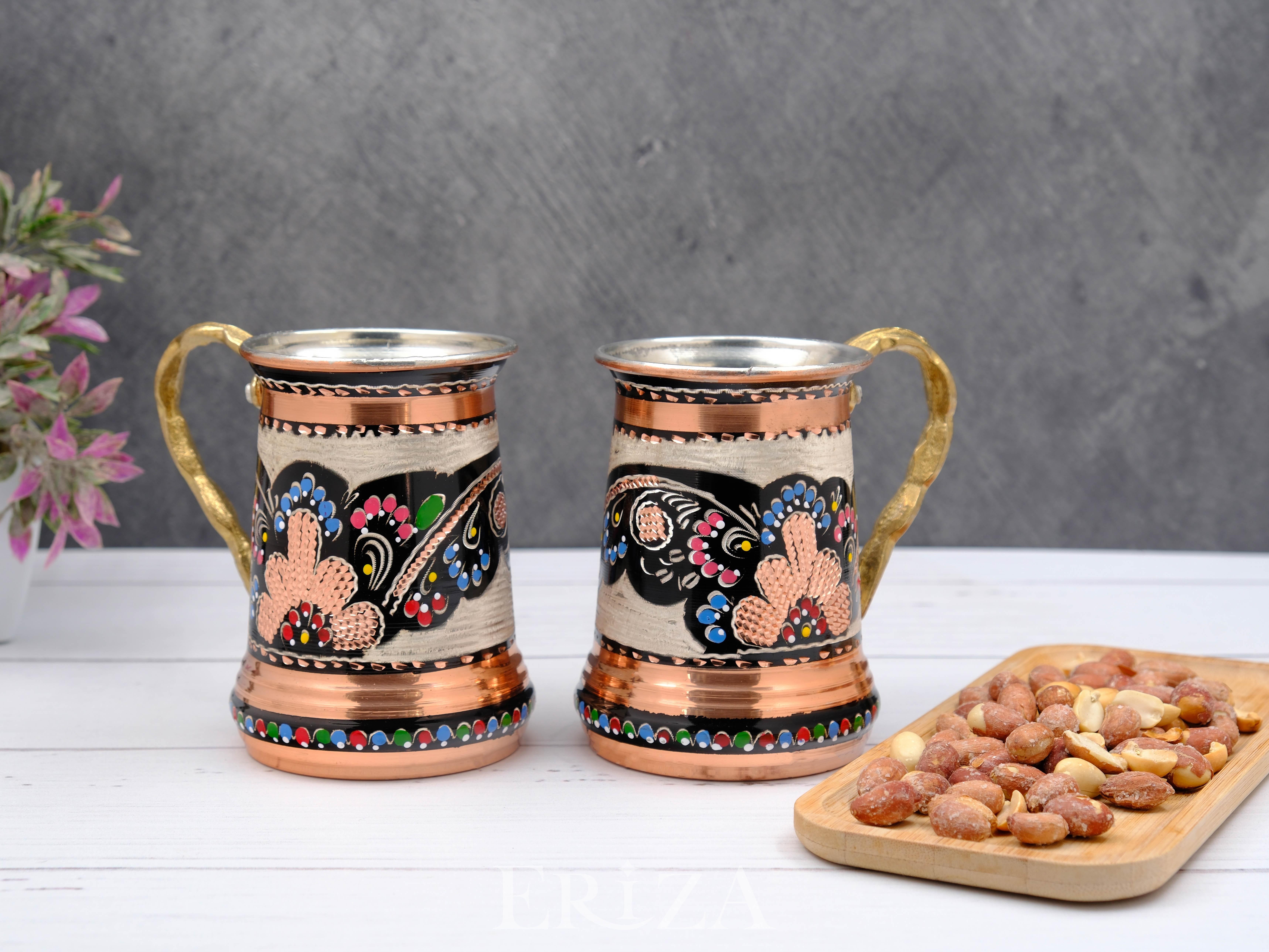 Handmade Vintage Copper Mug Set for 7th or 22nd Anniversary Gift 1 PIECES мідний
Handmade Vintage Copper Mug Set for 7th or 22nd Anniversary Gift 1 PIECES мідний