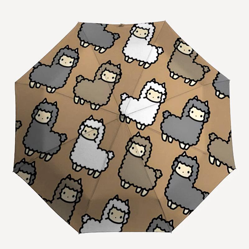 1pc Alpaca Pattern Automatic Folding Umbrella, Portable & Foldable Design with 8 Ribs, Casual Outdoor Accessory yy250805121
1pc Alpaca Pattern Automatic Folding Umbrella, Portable & Foldable Design with 8 Ribs, Casual Outdoor Accessory yy250805121