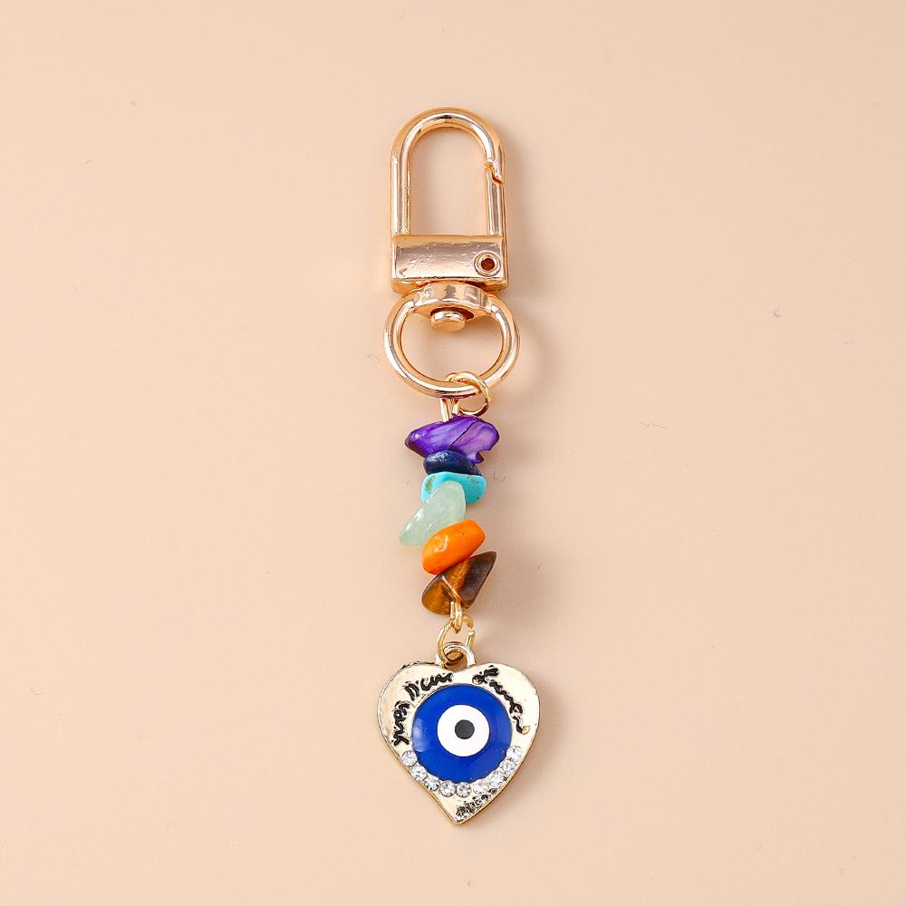 Fashion Evil Eyes Keychain Colorful Stone Key Ring Pendants for Women Girls Handbag Decor DIY Handmade Jewelry Key Chain Gifts
Fashion Evil Eyes Keychain Colorful Stone Key Ring Pendants for Women Girls Handbag Decor DIY Handmade Jewelry Key Chain Gifts