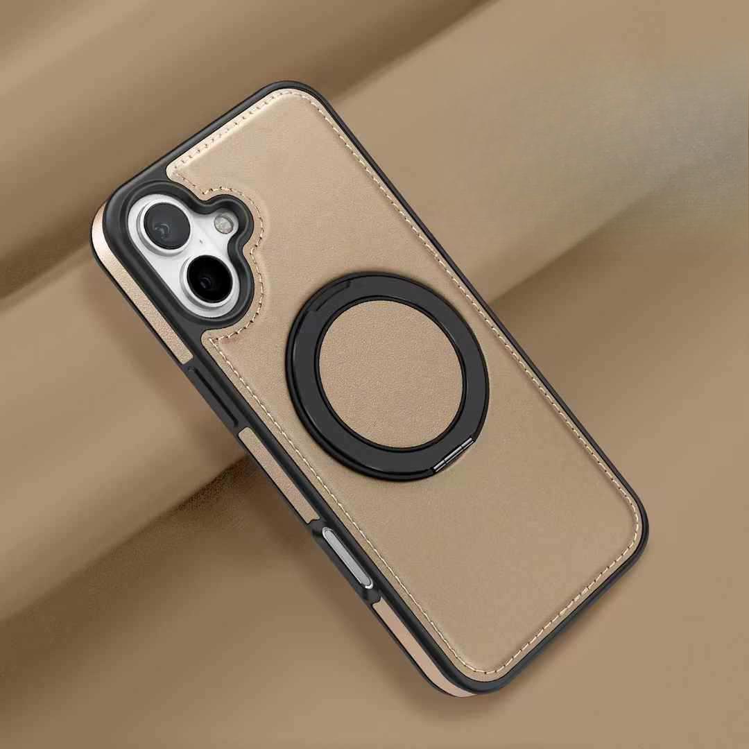 The Rotating Magnetic Stand Leather Case Is Suitable for IPhone16E, High-end Leather Business Phone Cases and Apple 15 iPhone 16promax
The Rotating Magnetic Stand Leather Case Is Suitable for IPhone16E, High-end Leather Business Phone Cases and Apple 15 iPhone 16promax