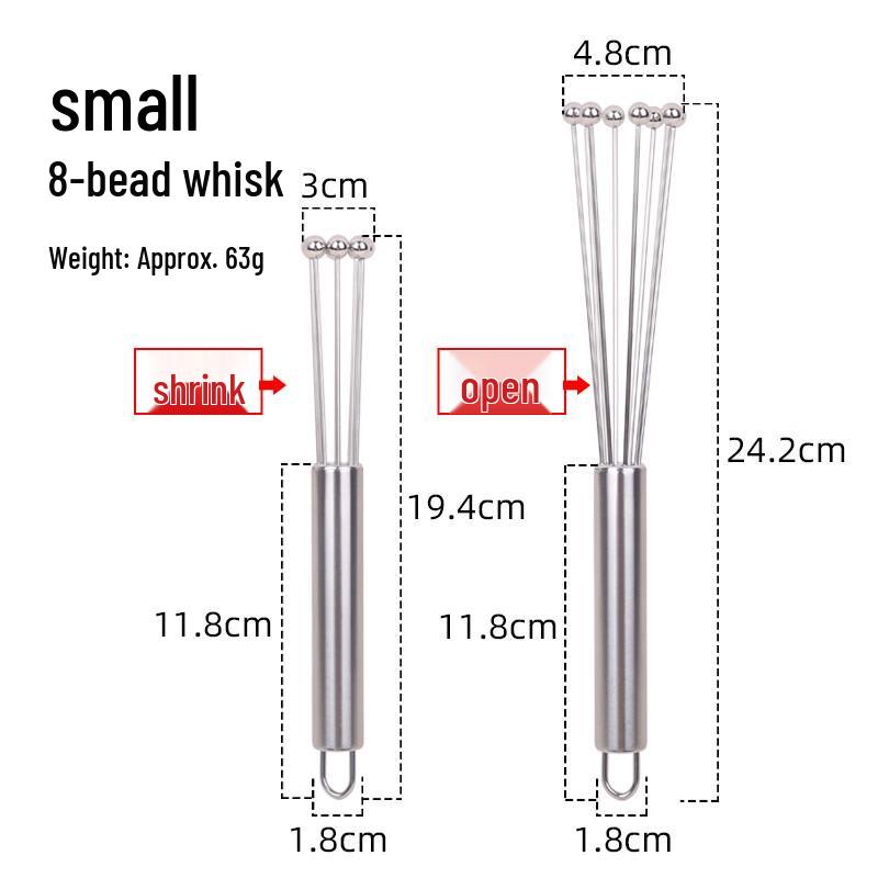 ZISIZ Manual Stainless Steel Egg Whisk
ZISIZ Manual Stainless Steel Egg Whisk