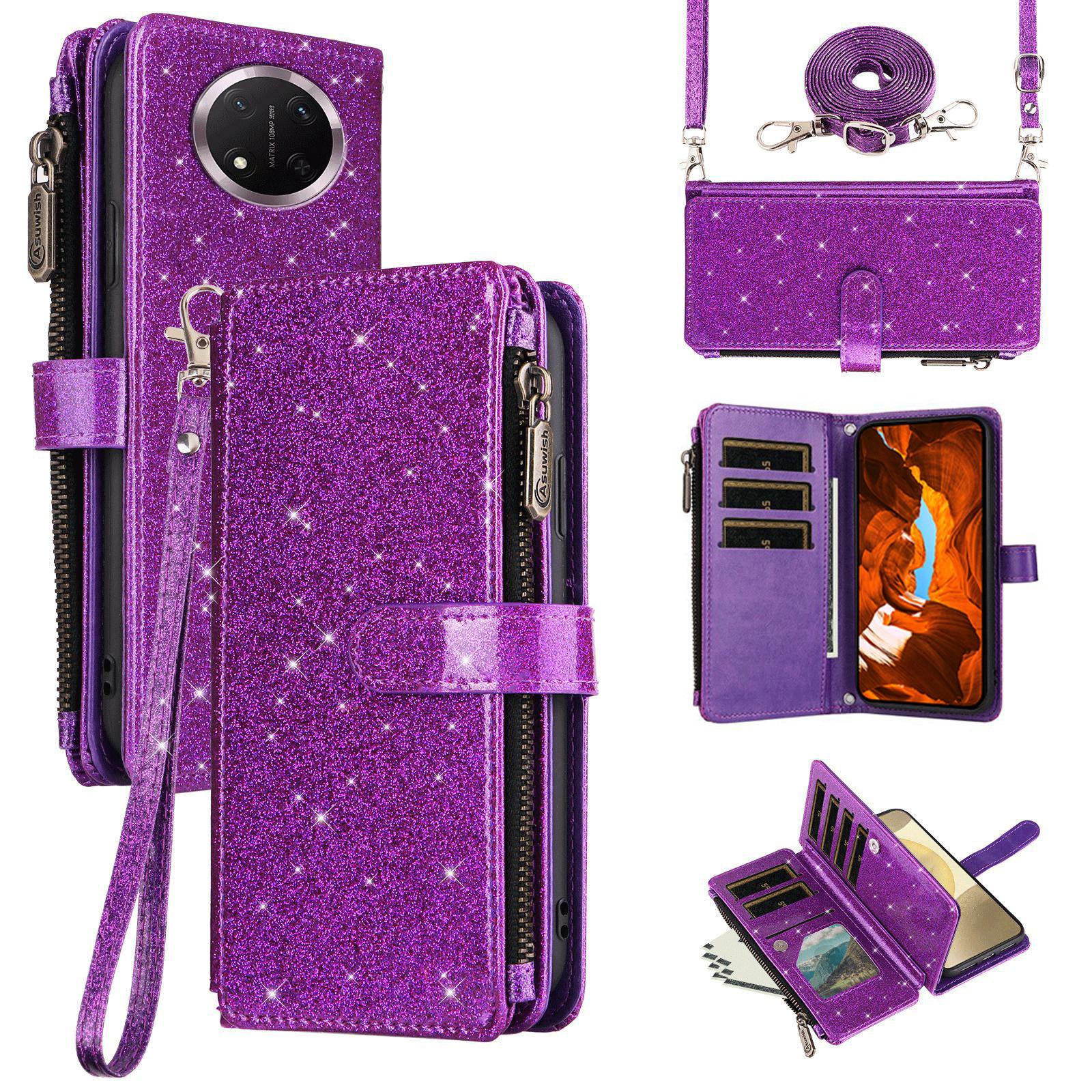 ASUWISH Phone Case For Honor Magic7 Lite 5G/X9c 5G/X60 Pro 5G 10 Card Holder Glitter Leather Cover with Crossbody Strap
ASUWISH Phone Case For Honor Magic7 Lite 5G/X9c 5G/X60 Pro 5G 10 Card Holder Glitter Leather Cover with Crossbody Strap