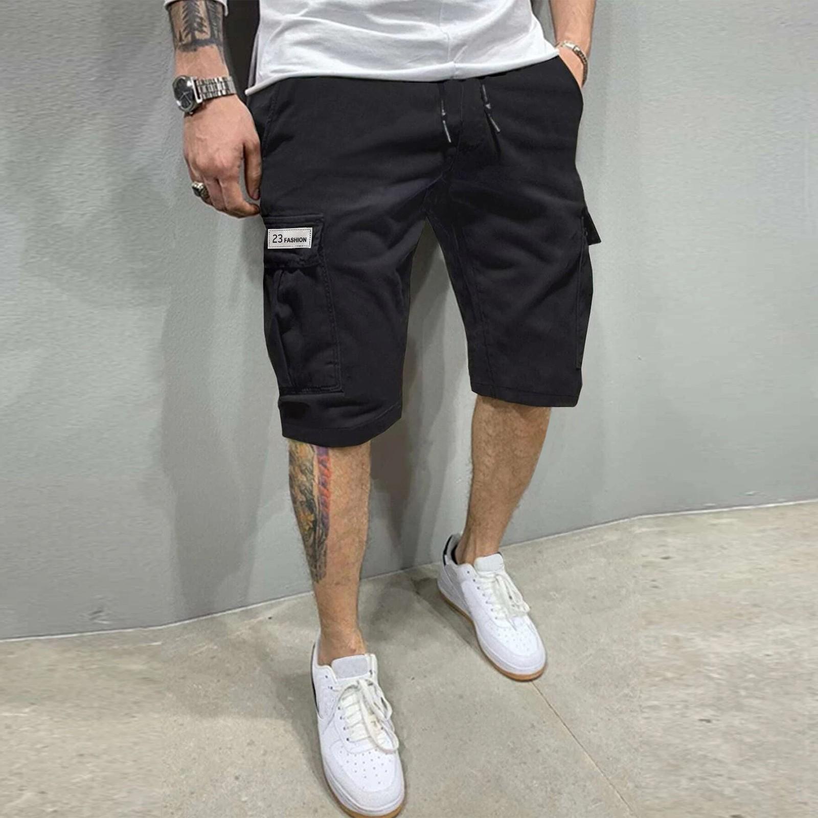 Мужские летние большие повседневные свободные спортивные брюки повседневные шорты S чёрный
Мужские летние большие повседневные свободные спортивные брюки повседневные шорты S чёрный